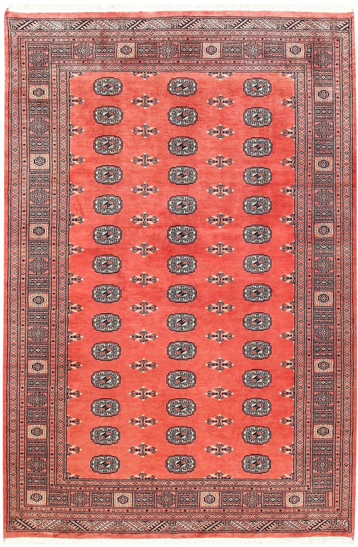Coral Bokhara 6' 1 x 9' 1 - No. 60255 - ALRUG Rug Store