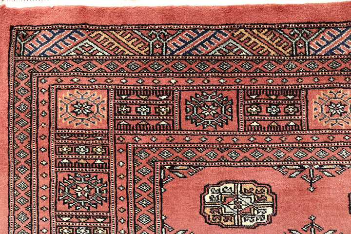 Salmon Bokhara 6' x 8' 10 - No. 60256 - ALRUG Rug Store