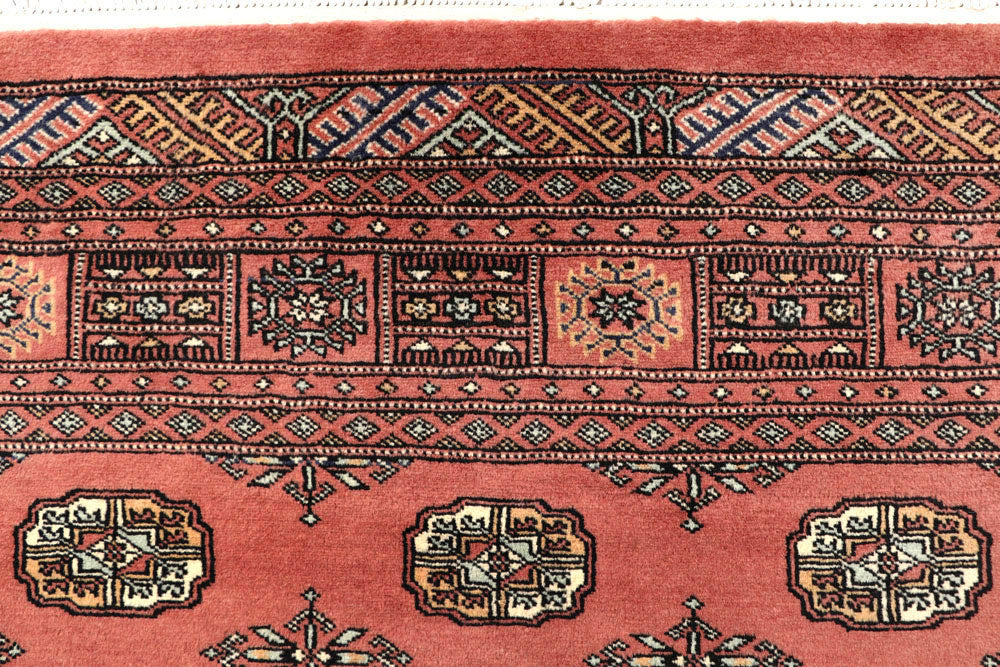 Salmon Bokhara 6' x 8' 10 - No. 60256 - ALRUG Rug Store