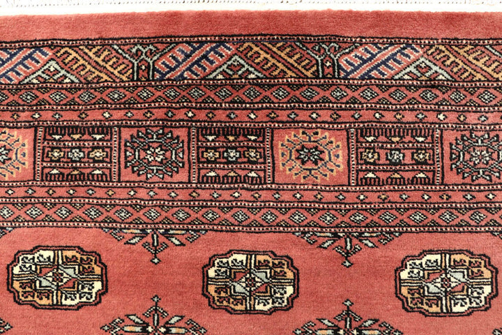 Salmon Bokhara 6' x 8' 10 - No. 60256 - ALRUG Rug Store