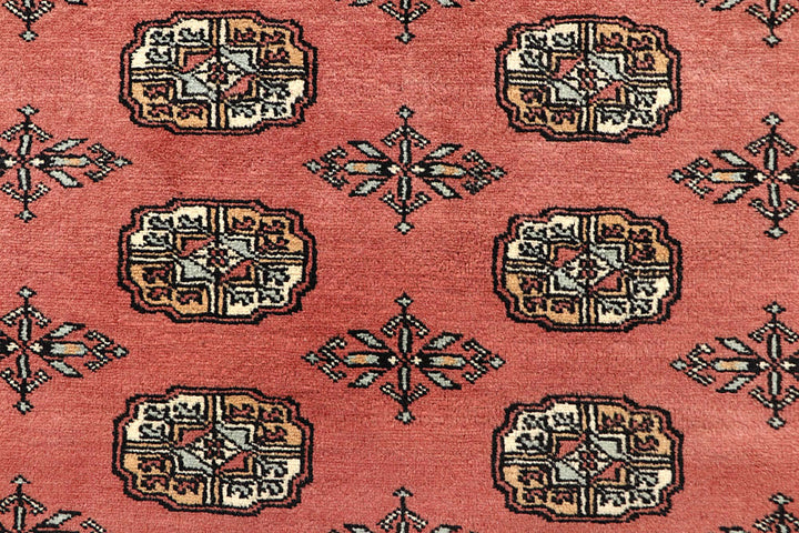 Salmon Bokhara 6' x 8' 10 - No. 60256 - ALRUG Rug Store