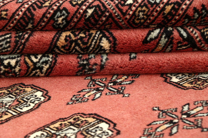 Salmon Bokhara 6' x 8' 10 - No. 60256 - ALRUG Rug Store