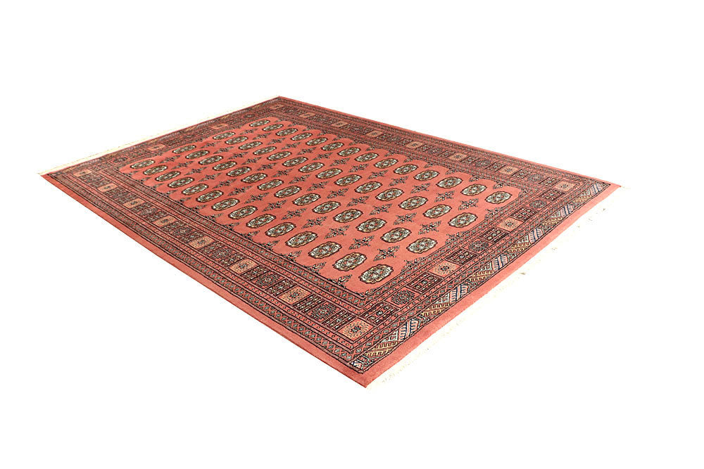 Salmon Bokhara 6' x 8' 10 - No. 60256 - ALRUG Rug Store