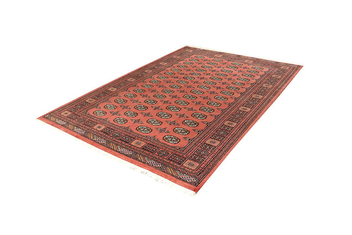 Salmon Bokhara 6' x 8' 10 - No. 60256 - ALRUG Rug Store