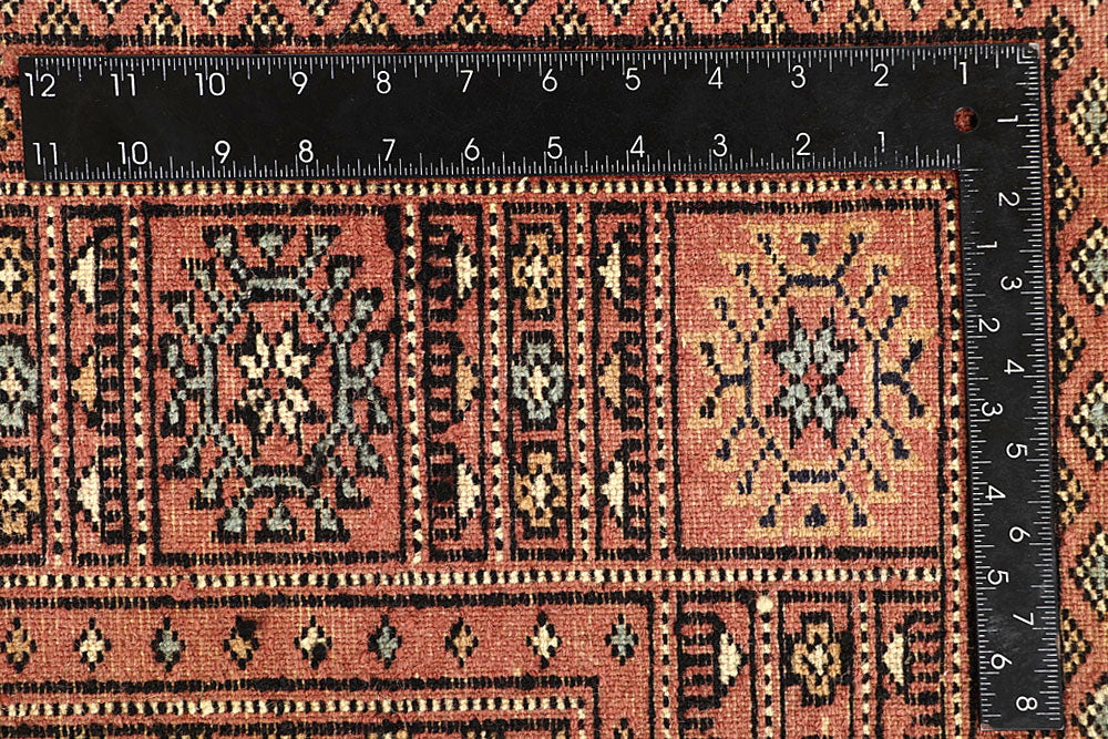 Salmon Bokhara 6' x 8' 10 - No. 60256 - ALRUG Rug Store