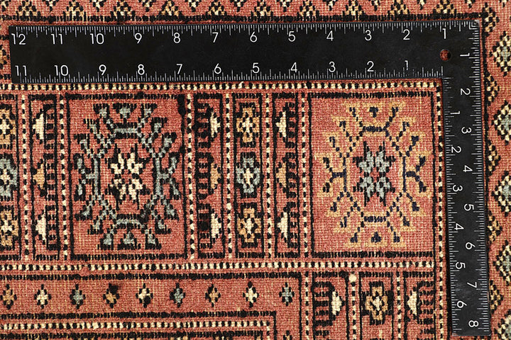 Salmon Bokhara 6' x 8' 10 - No. 60256 - ALRUG Rug Store