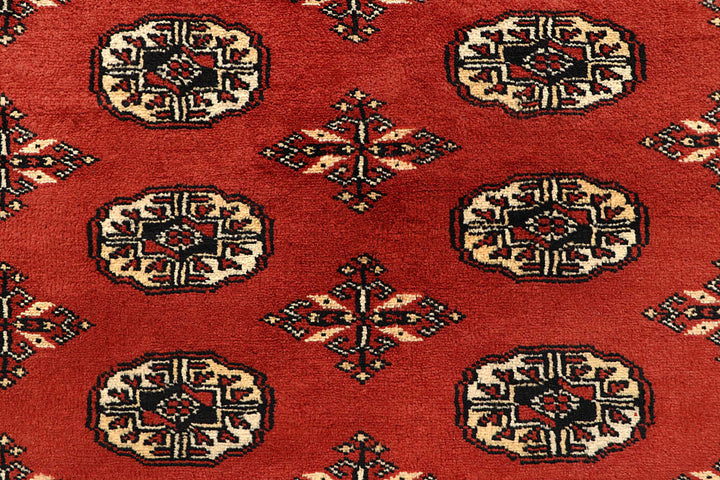 Orange Red Bokhara 6' 1 x 9' 1 - No. 60258 - ALRUG Rug Store