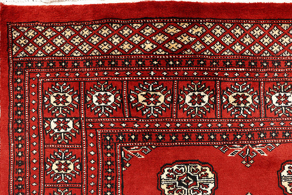 Orange Red Bokhara 5' 11 x 9' 5 - No. 60259 - ALRUG Rug Store
