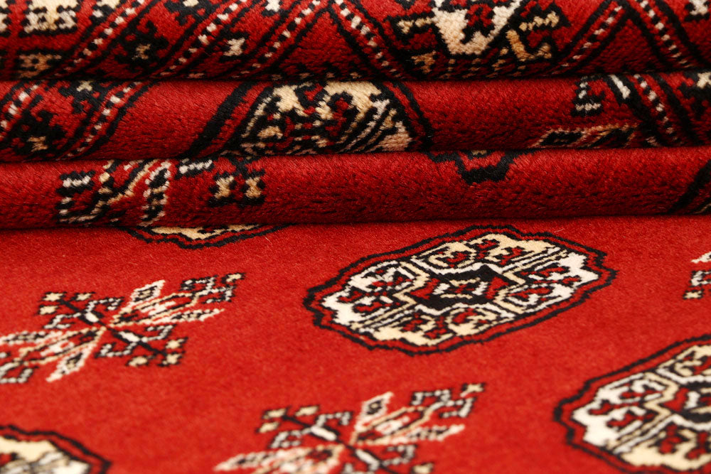 Orange Red Bokhara 5' 11 x 9' 5 - No. 60259 - ALRUG Rug Store