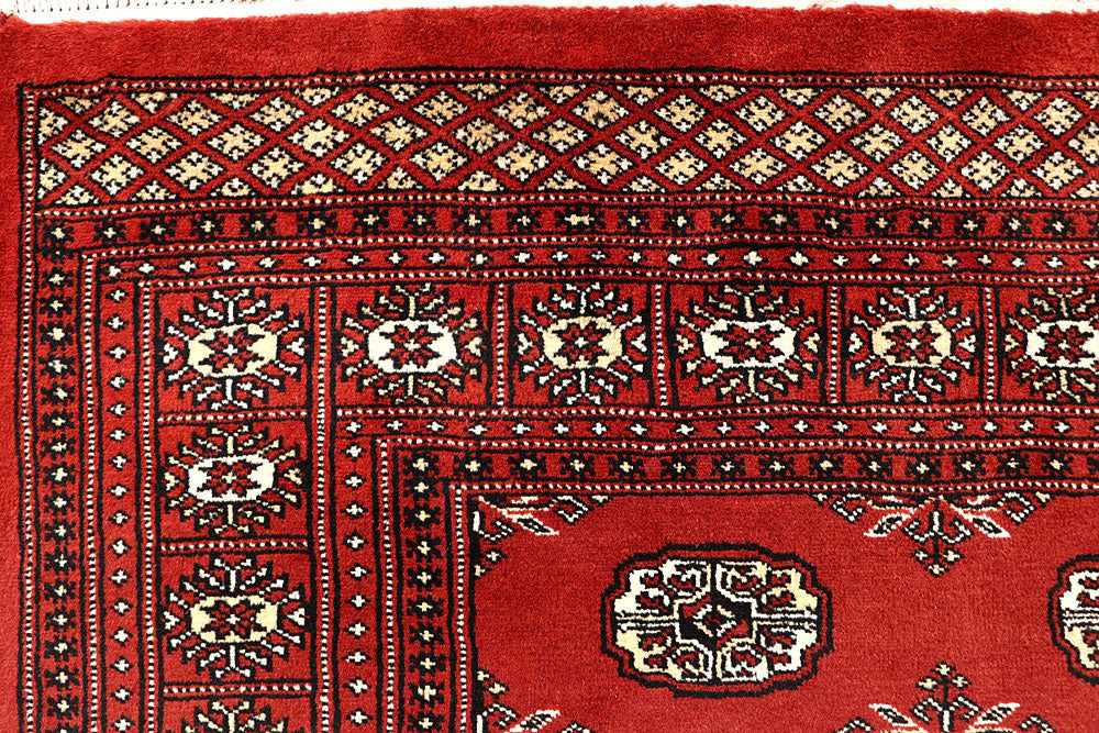 Tomato Bokhara 5' 11 x 9' 6 - No. 60260 - ALRUG Rug Store