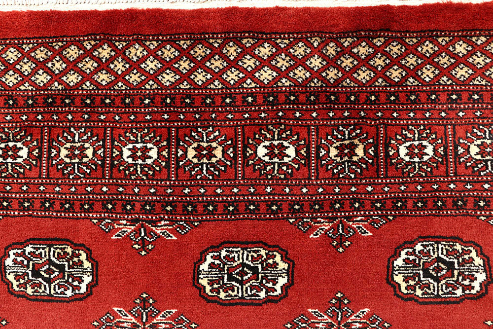 Tomato Bokhara 5' 11 x 9' 6 - No. 60260 - ALRUG Rug Store