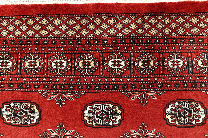 Tomato Bokhara 5' 11 x 9' 6 - No. 60260 - ALRUG Rug Store