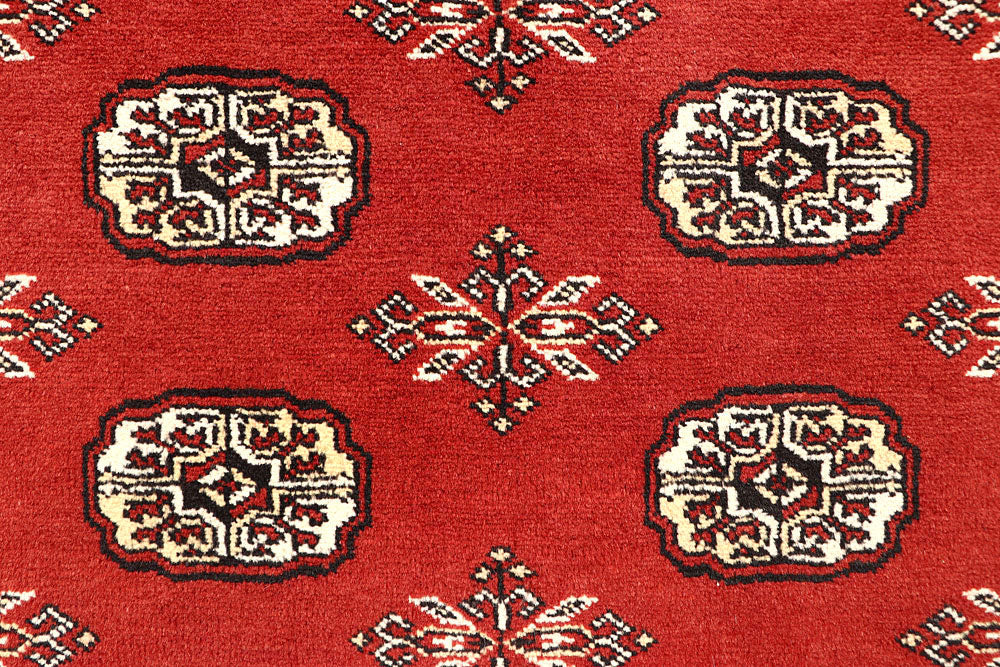 Tomato Bokhara 5' 11 x 9' 6 - No. 60260 - ALRUG Rug Store