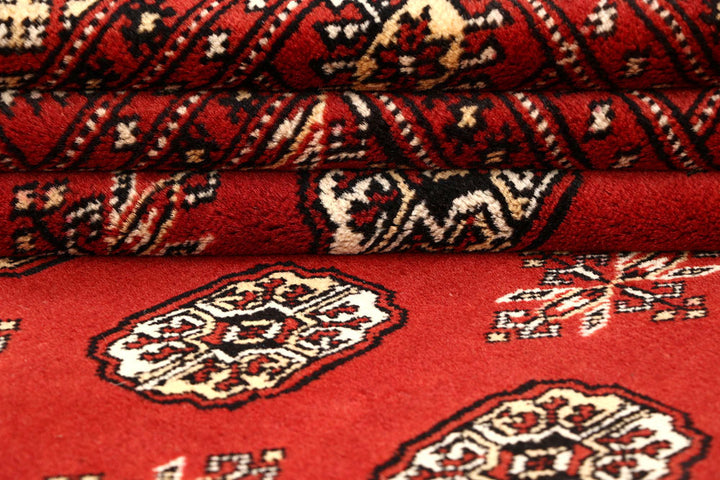 Tomato Bokhara 5' 11 x 9' 6 - No. 60260 - ALRUG Rug Store