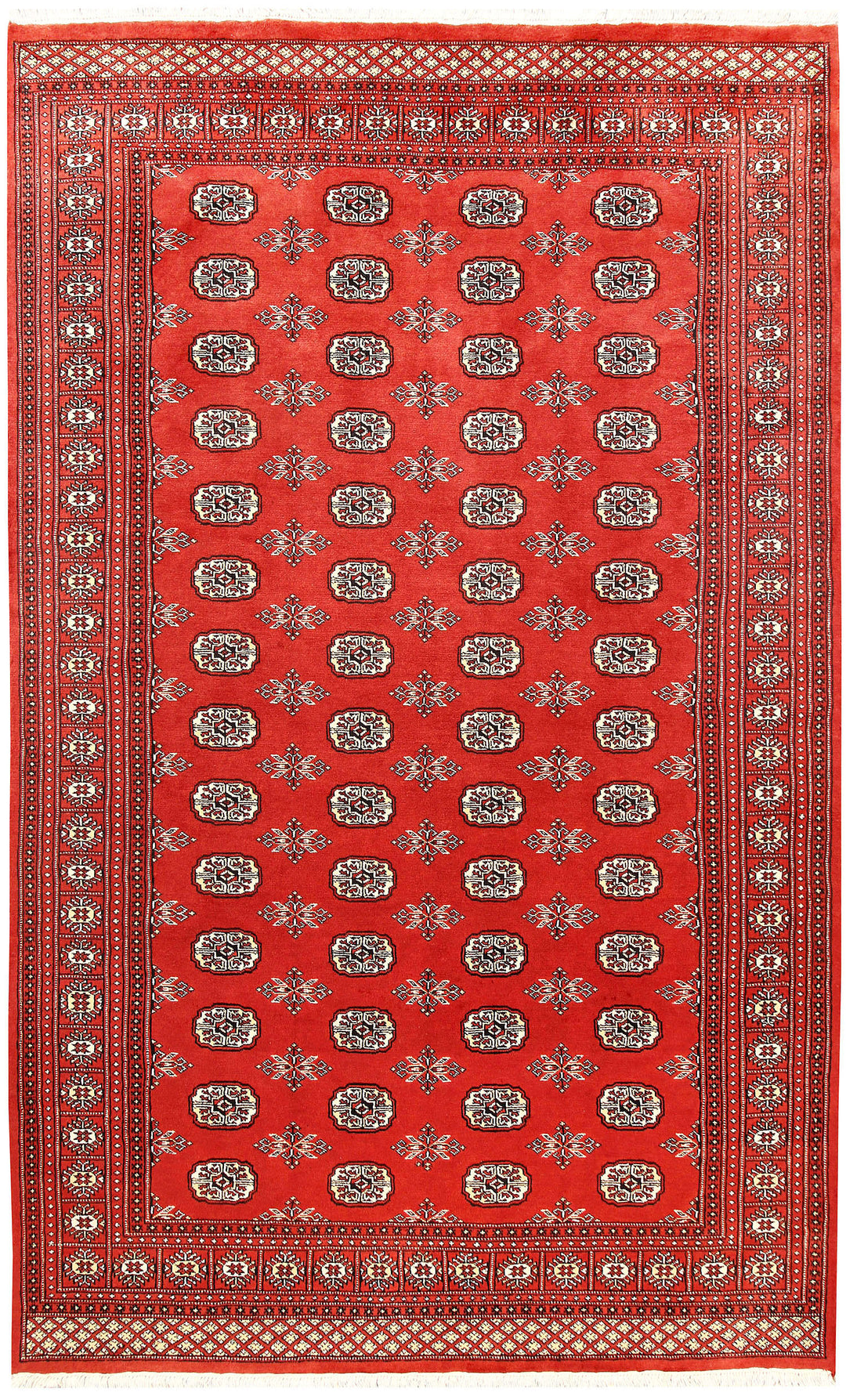 Tomato Bokhara 5' 11 x 9' 6 - No. 60260 - ALRUG Rug Store