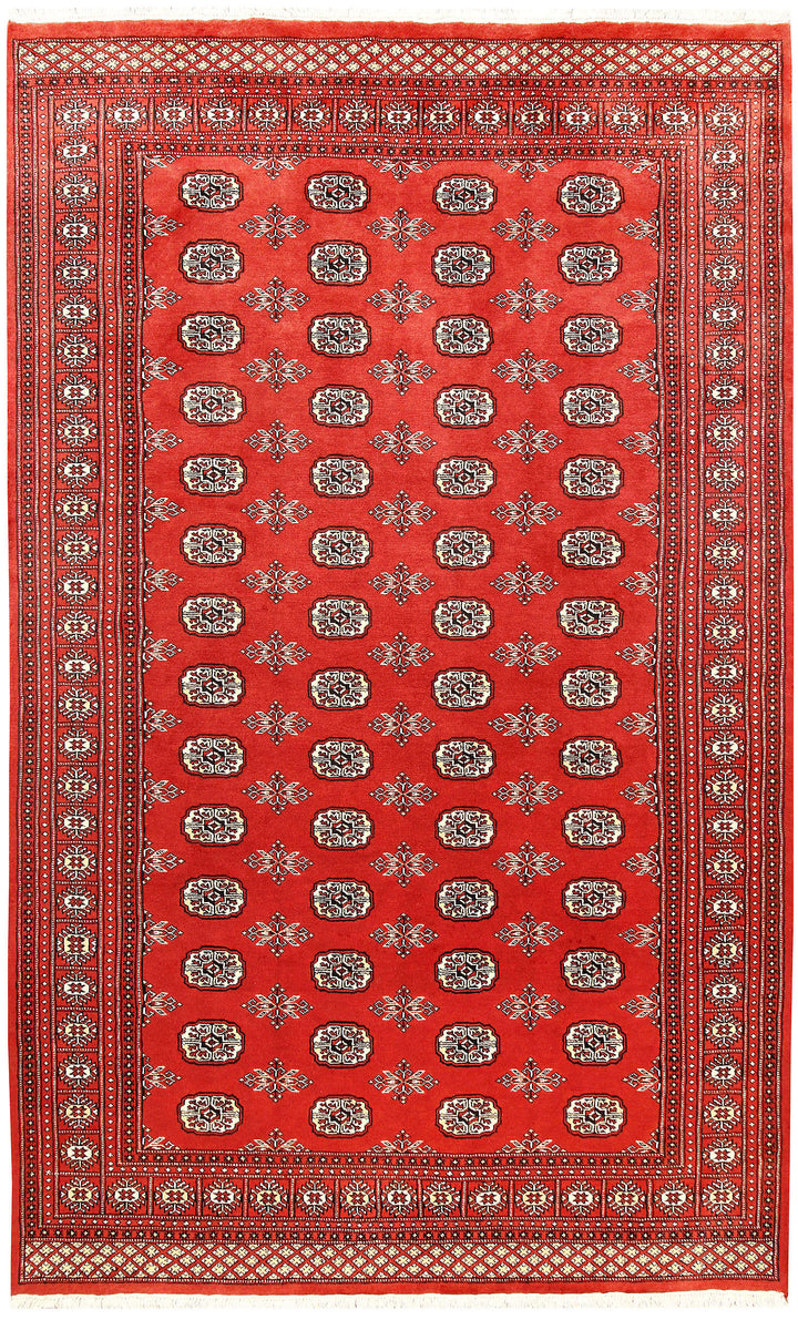 Tomato Bokhara 5' 11 x 9' 6 - No. 60260 - ALRUG Rug Store