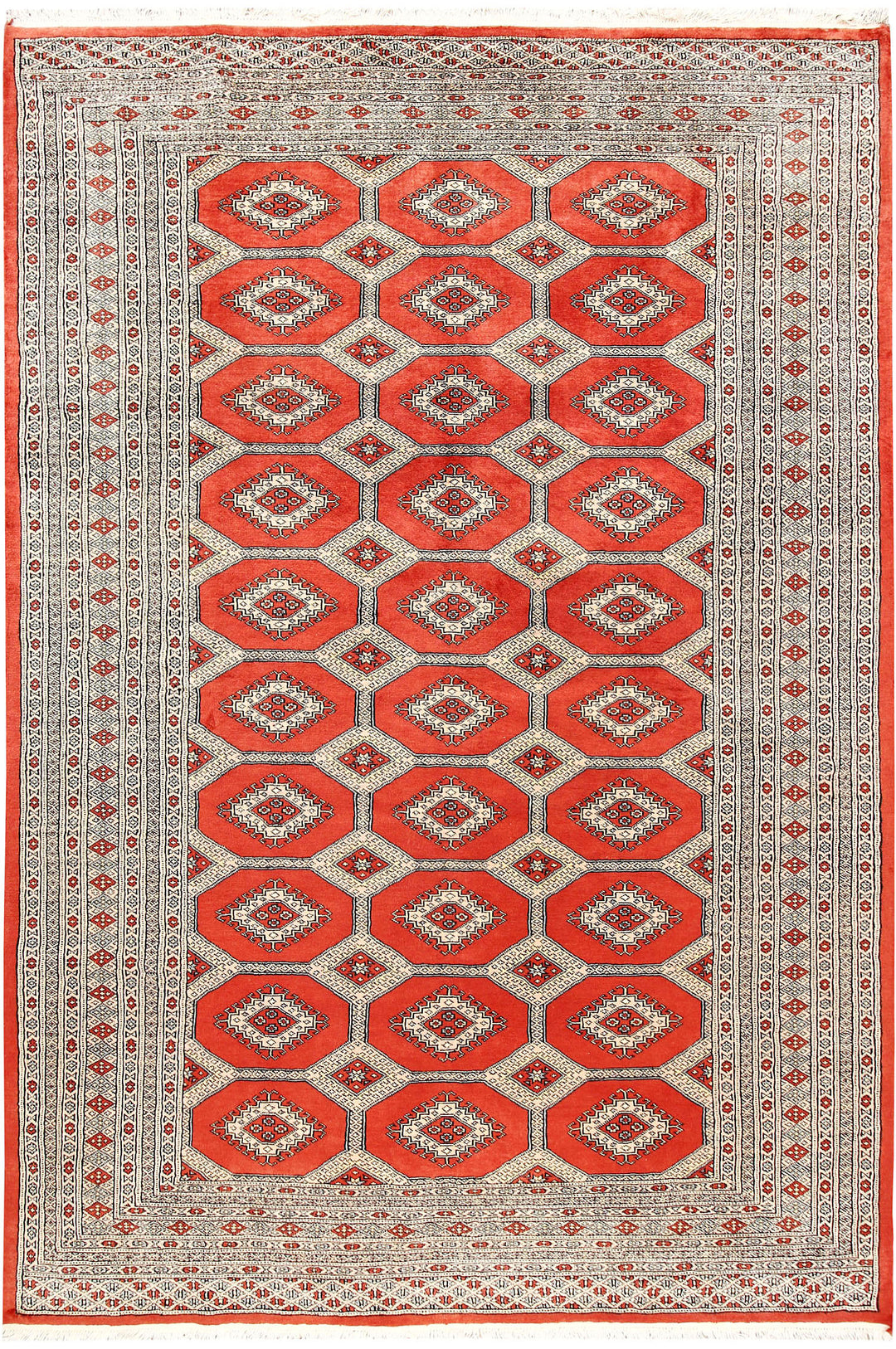 Tomato Jaldar 6' 3 x 9' 2 - No. 60264 - ALRUG Rug Store