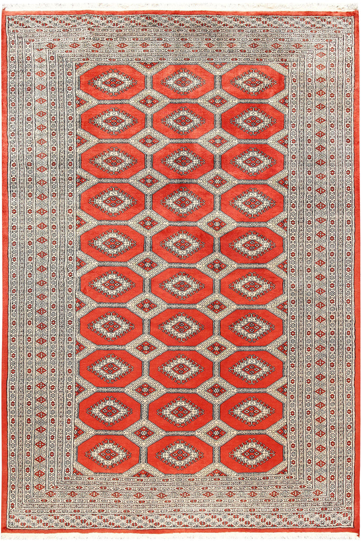Tomato Jaldar 6' 3 x 9' 2 - No. 60264 - ALRUG Rug Store
