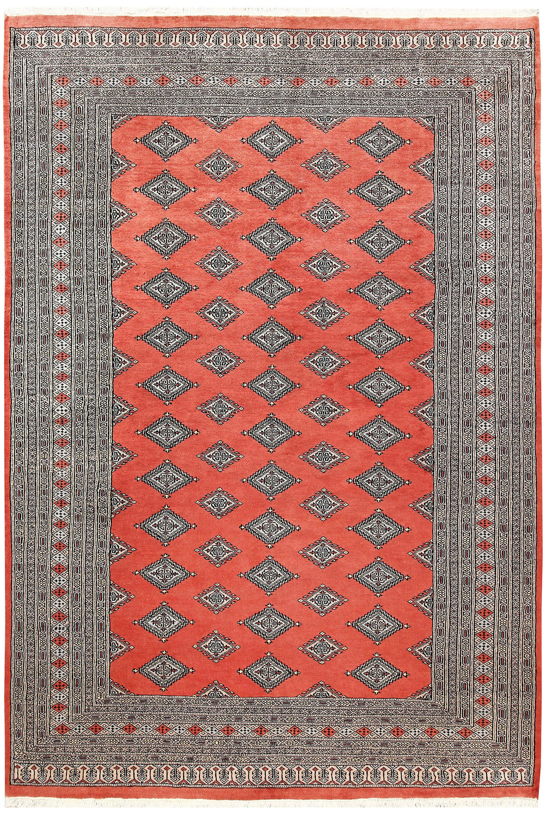 Salmon Jaldar 6' 2 x 8' 10 - No. 60265 - ALRUG Rug Store