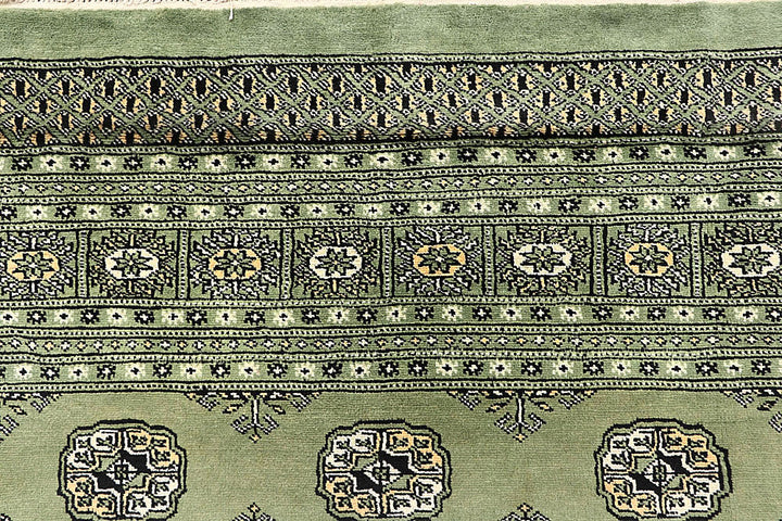 Dark Olive Green Bokhara 5' 11 x 9' 8 - No. 60268 - ALRUG Rug Store