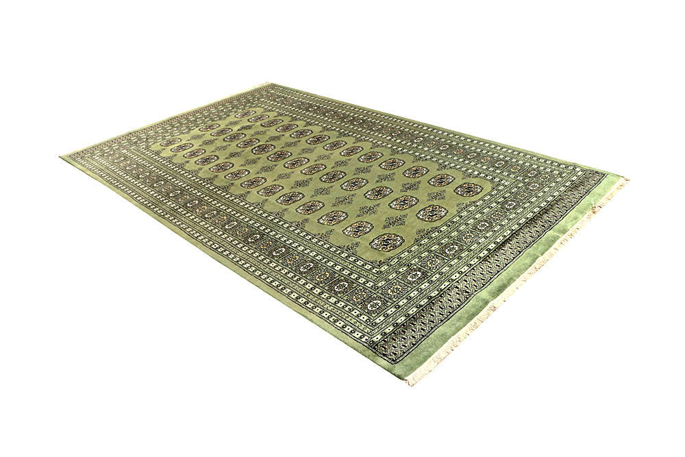 Dark Olive Green Bokhara 5' 11 x 9' 8 - No. 60268 - ALRUG Rug Store