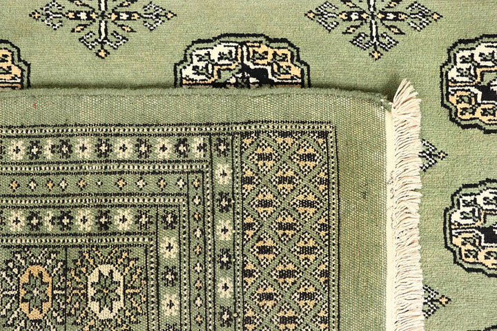 Dark Olive Green Bokhara 5' 11 x 9' 8 - No. 60268 - ALRUG Rug Store