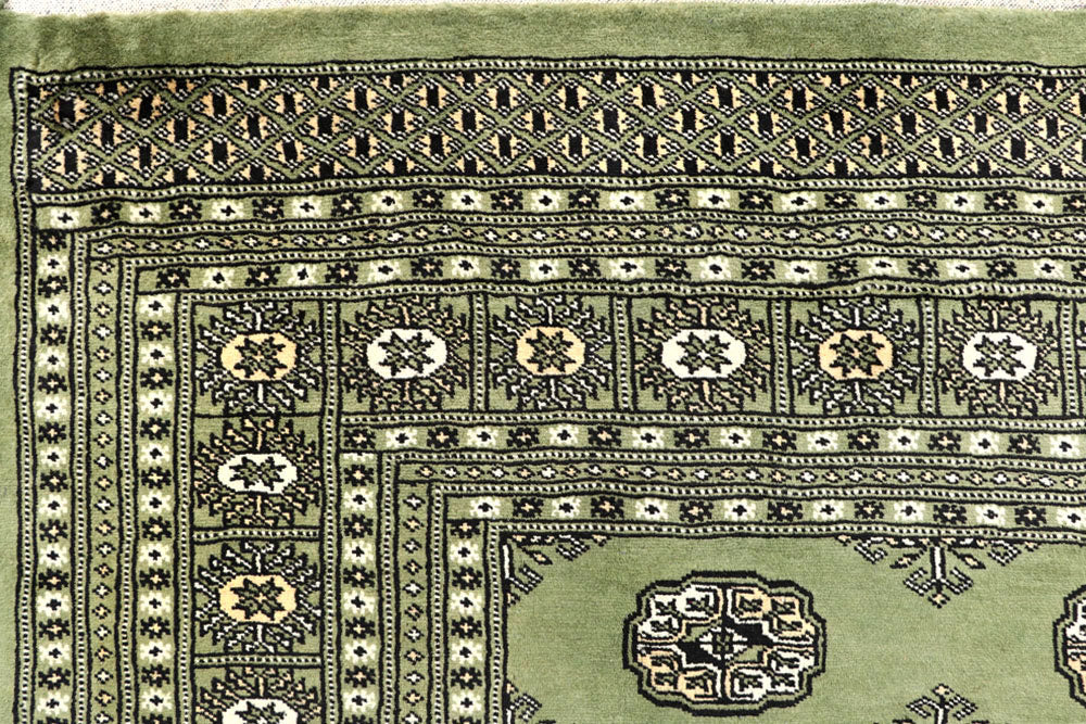 Olivedrab Bokhara 6' 1 x 9' 3 - No. 60270 - ALRUG Rug Store