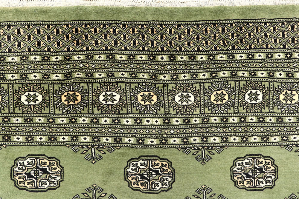 Olivedrab Bokhara 6' 1 x 9' 3 - No. 60270 - ALRUG Rug Store
