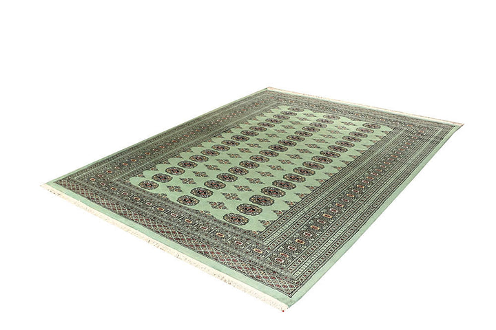 Dark Sea Green Bokhara 6' 2 x 7' 10 - No. 60273 - ALRUG Rug Store