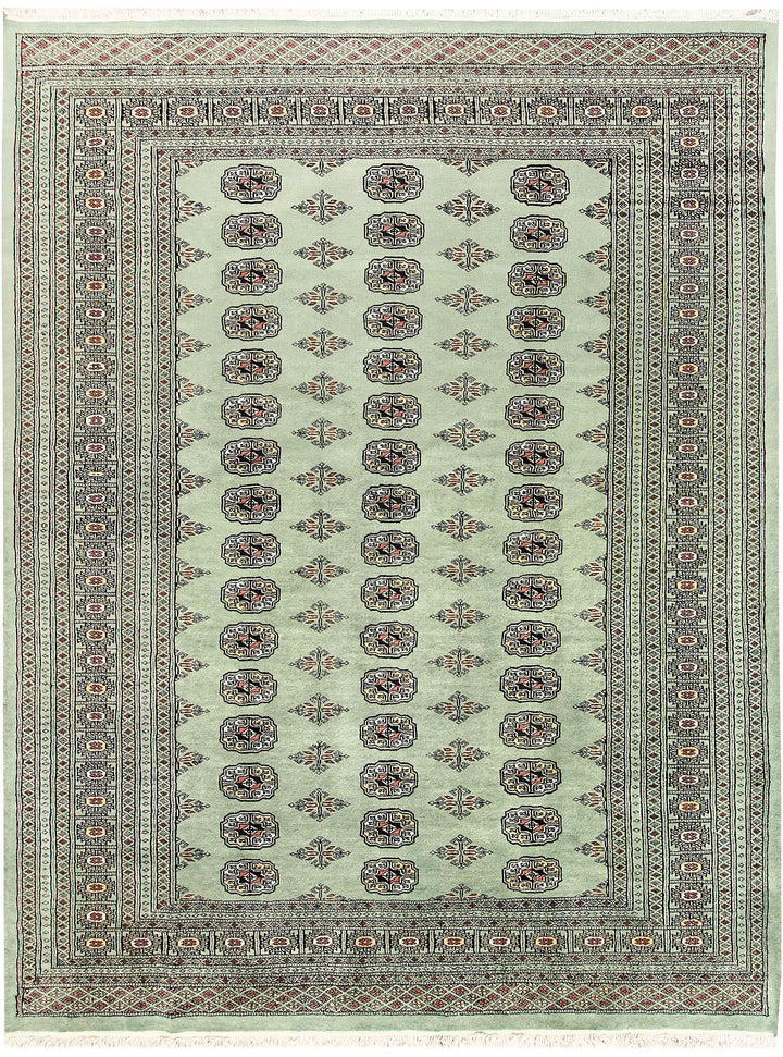 Dark Sea Green Bokhara 6' 2 x 7' 10 - No. 60273 - ALRUG Rug Store
