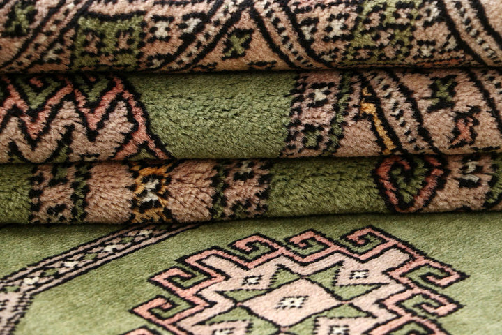 Olivedrab Jaldar 6' x 9' 3 - No. 60274 - ALRUG Rug Store