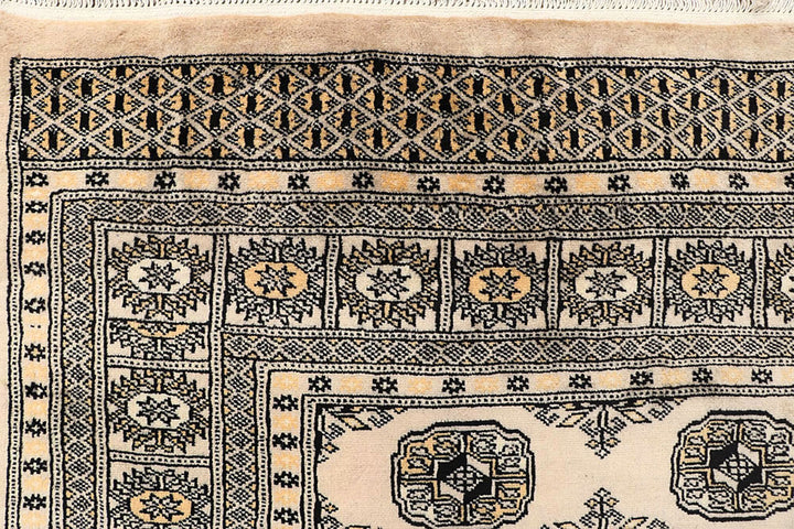 Bisque Bokhara 6'  1" x 9'  1" - No. QA84156