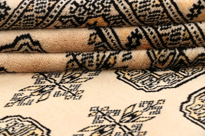 Bisque Bokhara 6'  1" x 9'  1" - No. QA84156