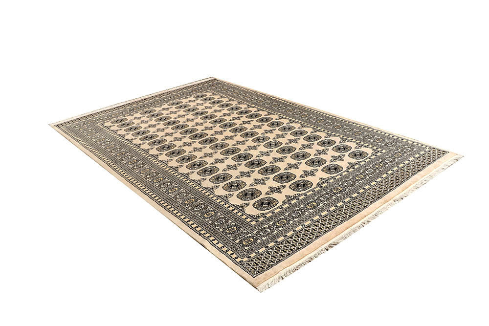 Bisque Bokhara 6' 1 x 9' 1 - No. 60277 - ALRUG Rug Store