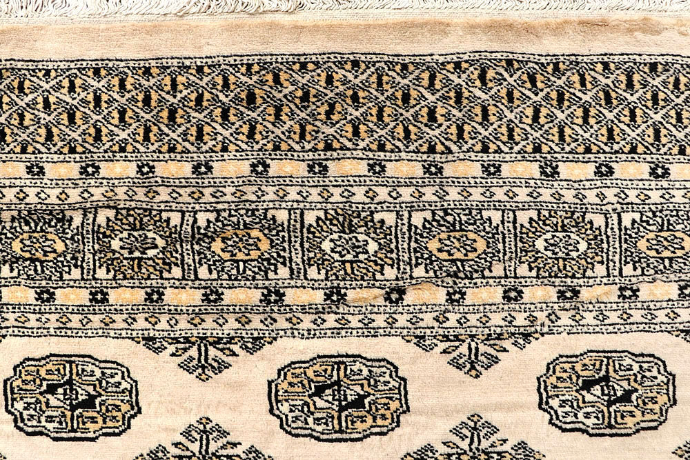 Bisque Bokhara 6' 1 x 8' 11 - No. 60278 - ALRUG Rug Store