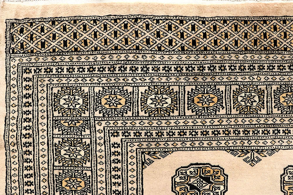 Bisque Bokhara 6' 5 x 8' 10 - No. 60280 - ALRUG Rug Store