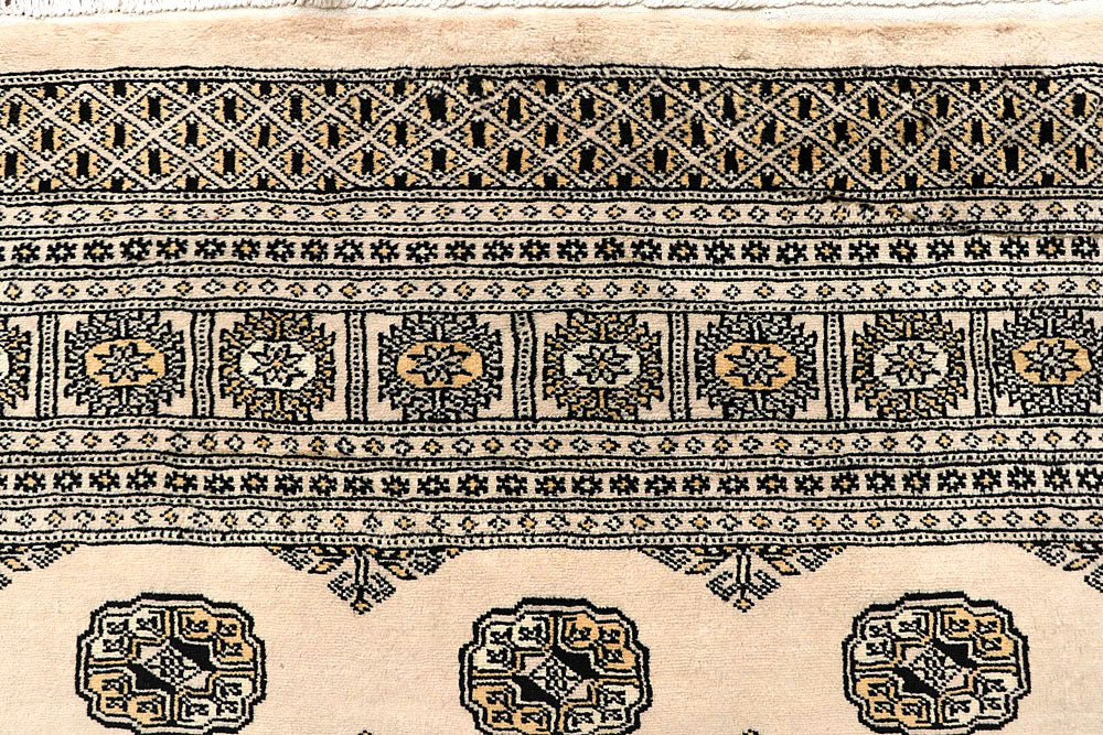 Bisque Bokhara 6' 5 x 8' 10 - No. 60280 - ALRUG Rug Store