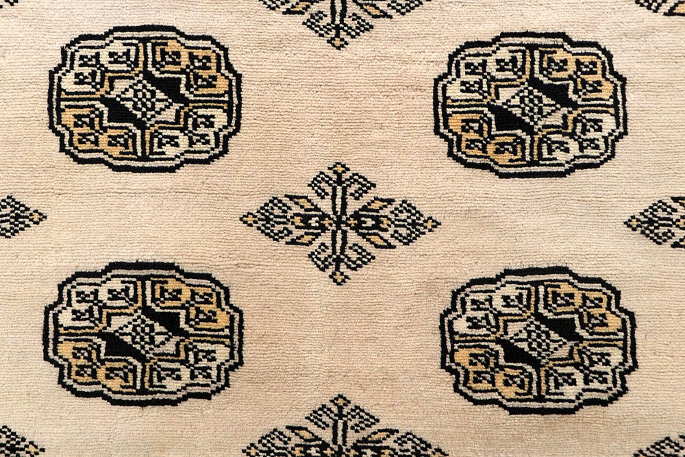 Bisque Bokhara 6' 5 x 8' 10 - No. 60280 - ALRUG Rug Store