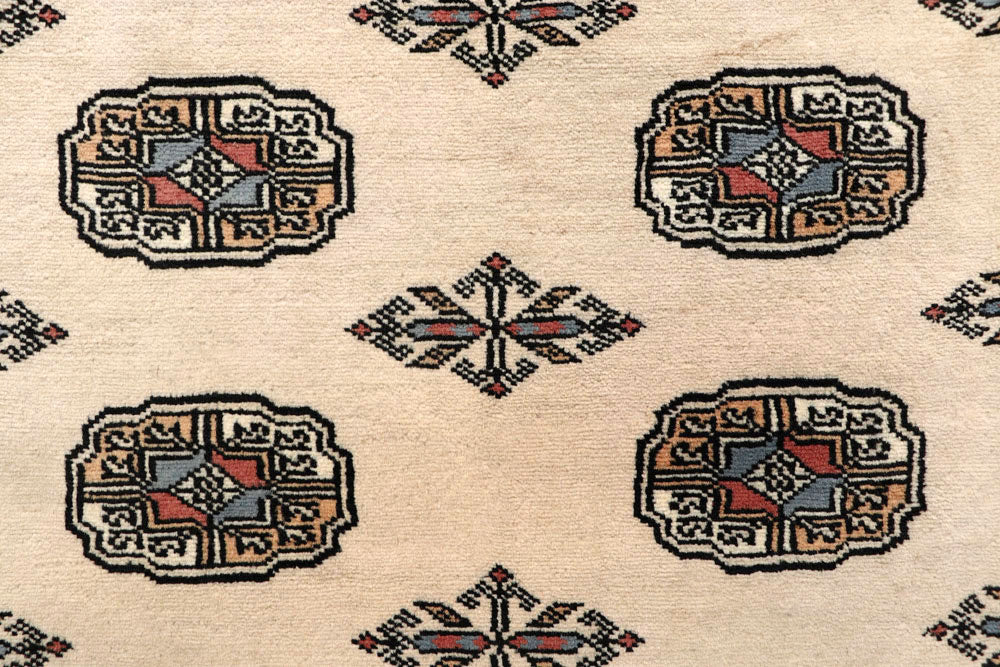 Bisque Bokhara 6' x 9' 1 - No. 60281 - ALRUG Rug Store