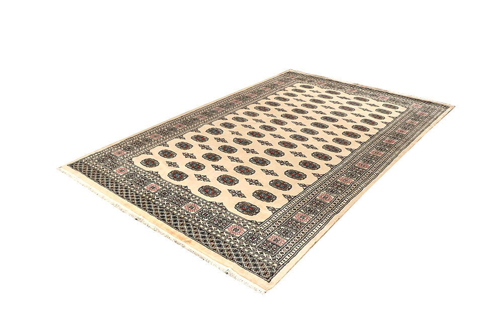 Bisque Bokhara 6' x 9' 1 - No. 60281 - ALRUG Rug Store