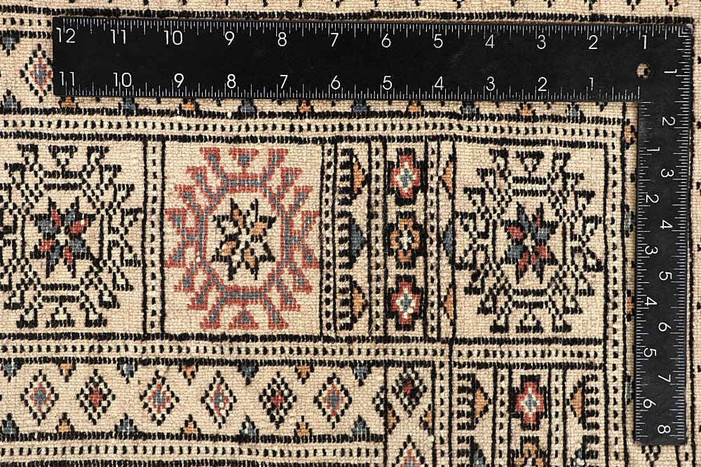 Bisque Bokhara 6' x 9' 1 - No. 60281 - ALRUG Rug Store
