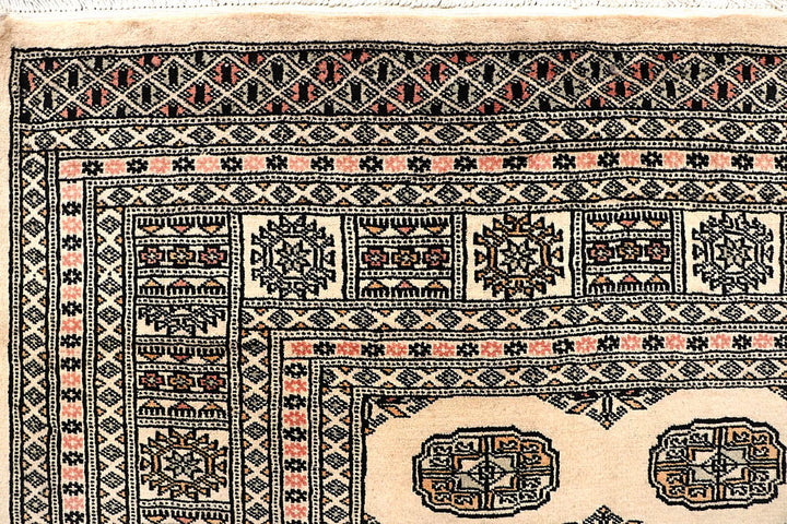 Bisque Bokhara 6' 2 x 9' 3 - No. 60282 - ALRUG Rug Store