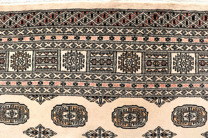 Bisque Bokhara 6' 2 x 9' 3 - No. 60282 - ALRUG Rug Store