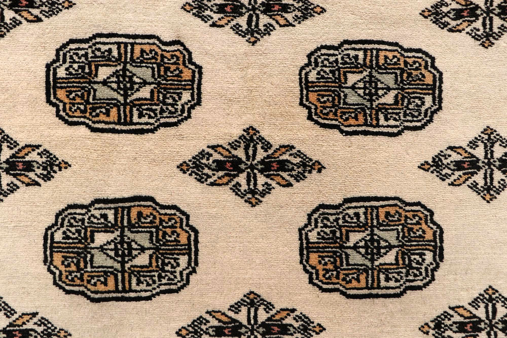 Bisque Bokhara 6' 2 x 9' 3 - No. 60282 - ALRUG Rug Store