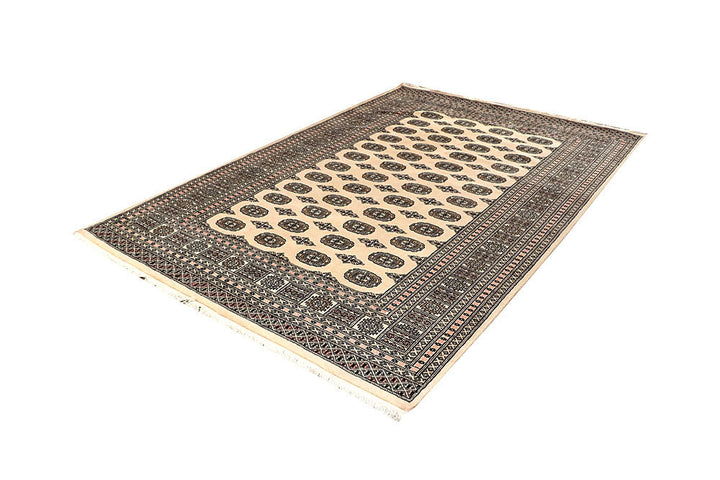 Bisque Bokhara 6' 2 x 9' 3 - No. 60282 - ALRUG Rug Store