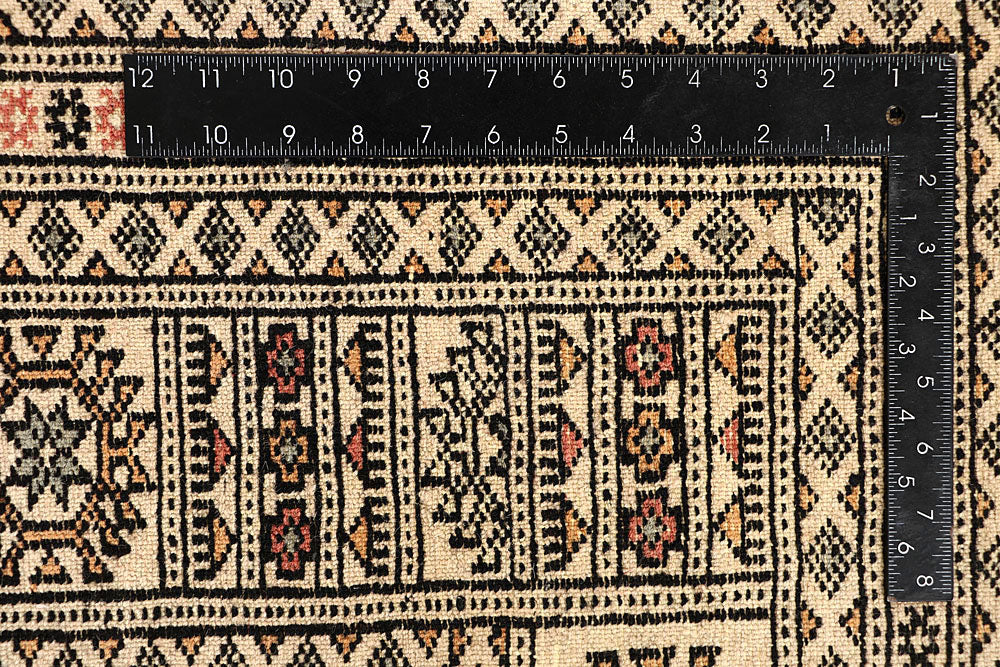 Bisque Bokhara 6' 2 x 9' 3 - No. 60282 - ALRUG Rug Store