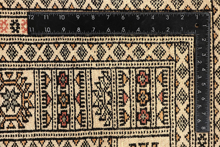 Bisque Bokhara 6' 2 x 9' 3 - No. 60282 - ALRUG Rug Store