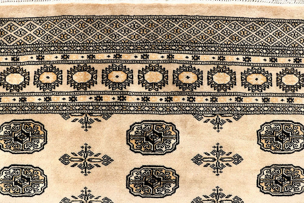 Bisque Bokhara 5' 11 x 8' 10 - No. 60283 - ALRUG Rug Store