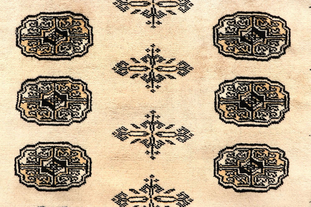 Bisque Bokhara 5' 11 x 8' 10 - No. 60283 - ALRUG Rug Store