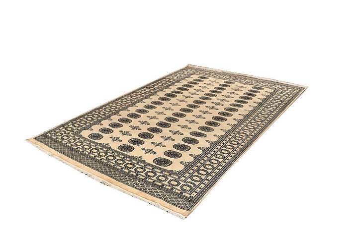 Bisque Bokhara 5' 11 x 8' 10 - No. 60283 - ALRUG Rug Store